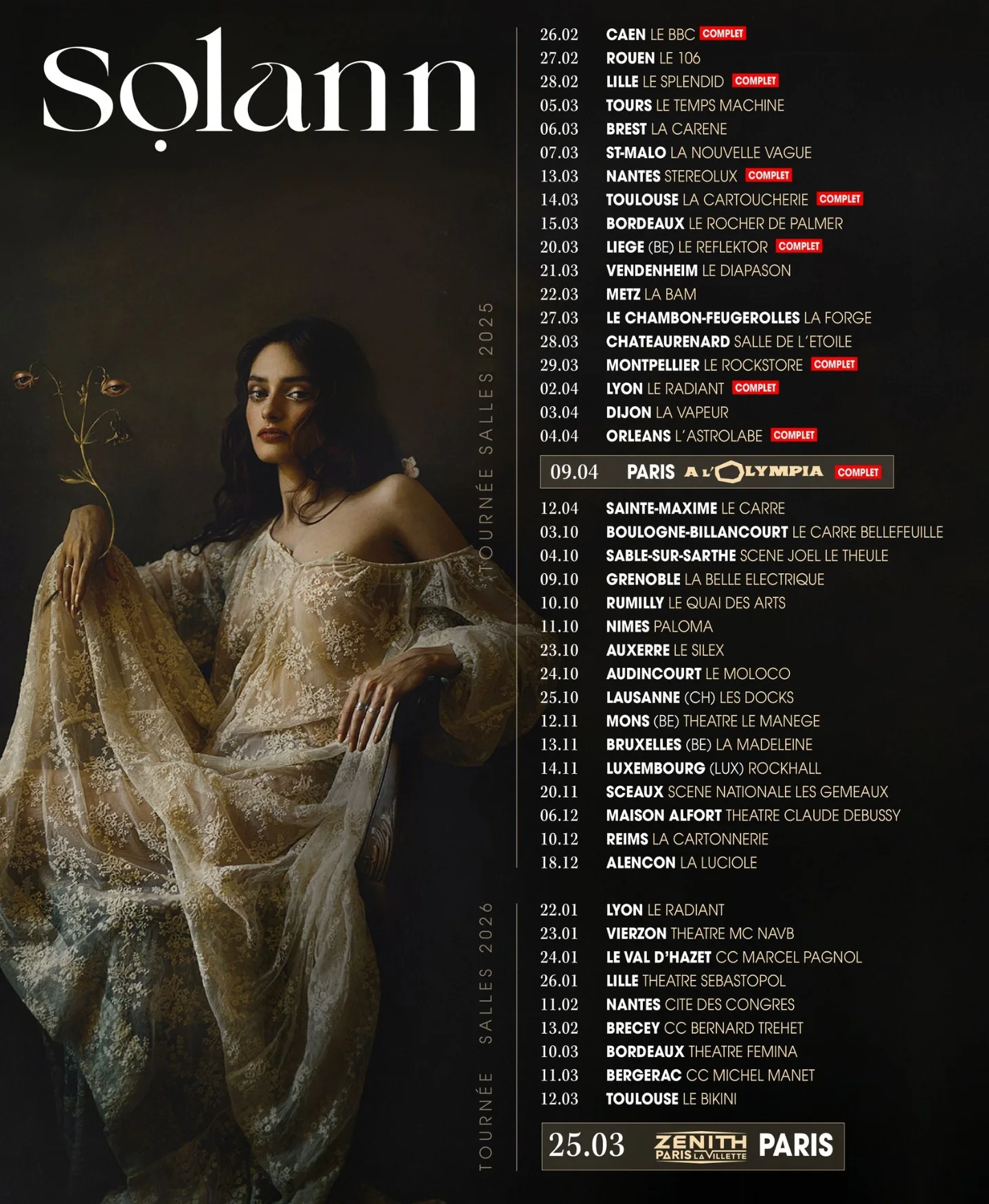 Solann Tour Poster 2025